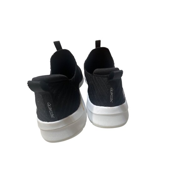 Skechers Womens Black Slip-On Sneakers Size 7.5 - Picture 4 of 7